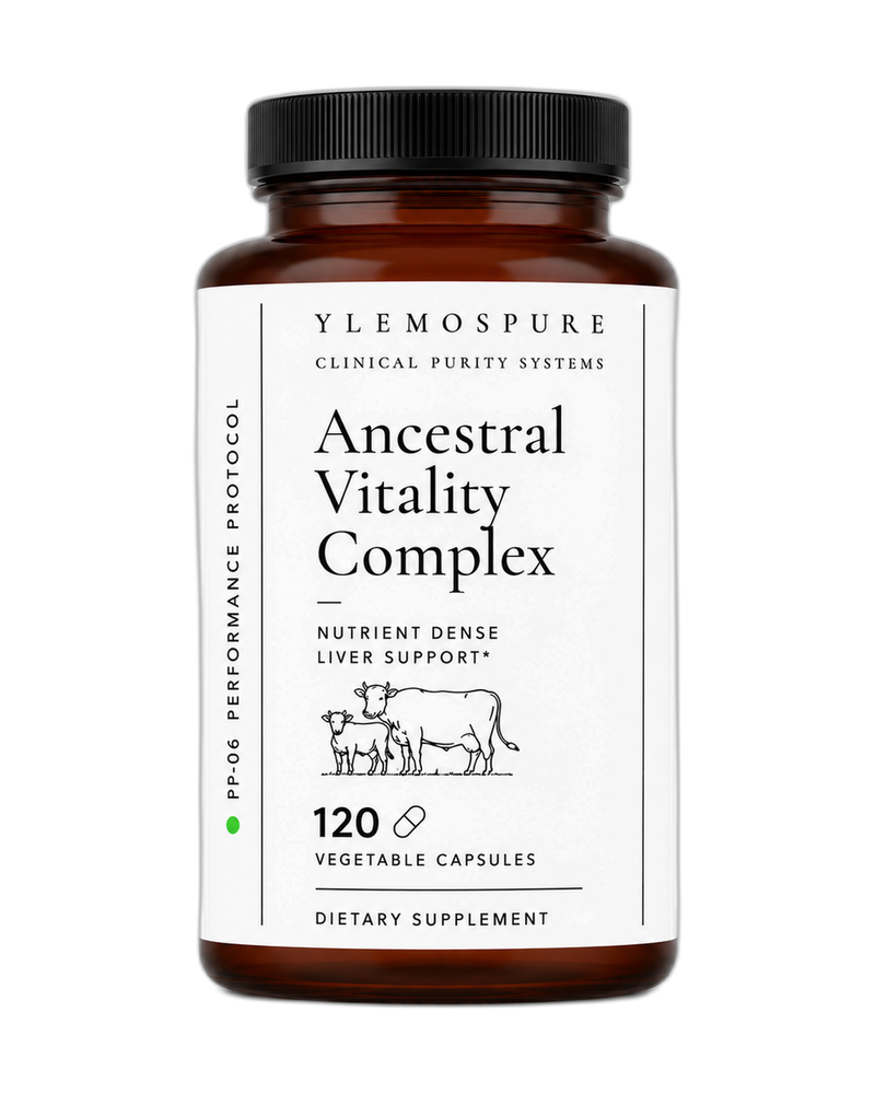 Ancestral Vitality Complex — Grass-Fed Liver & Shilajit | YlemosPure — PP-06