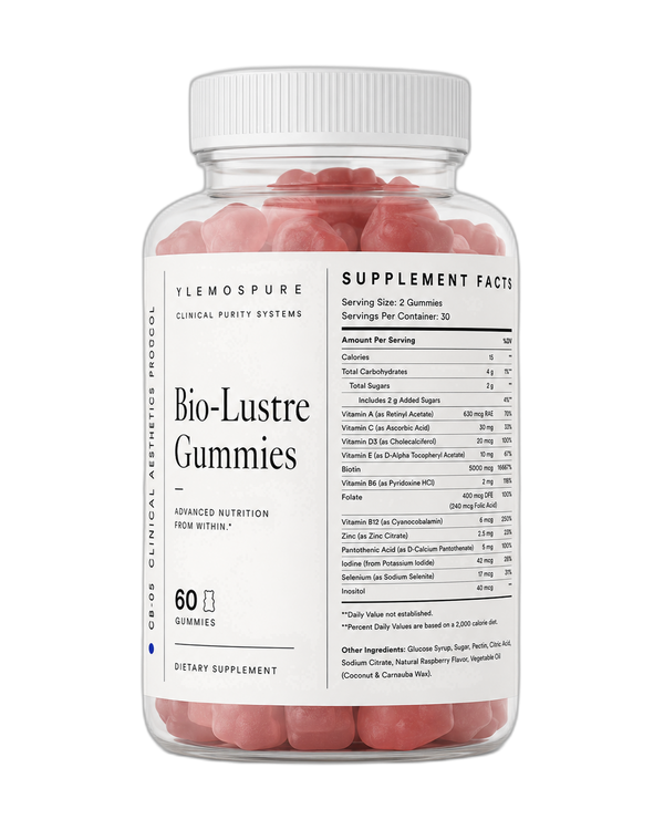 Bio-Lustre Gummies — Marine Collagen & Hyaluronic Acid | YlemosPure