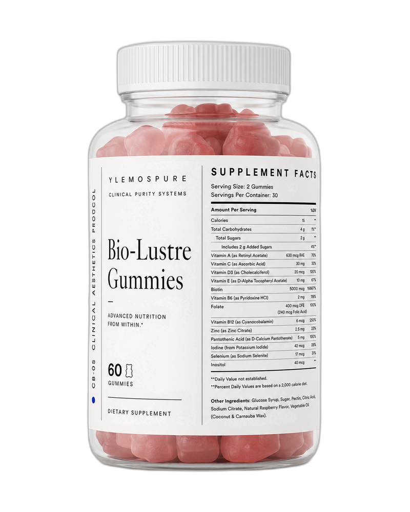 Bio-Lustre Gummies — Marine Collagen & Hyaluronic Acid | YlemosPure