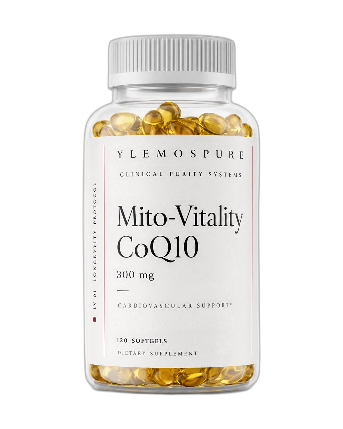 Mito-Vitality CoQ10 — Ubiquinol Heart & Energy | YlemosPure — LV-01