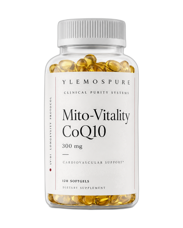 Mito-Vitality CoQ10 — Ubiquinol Heart & Energy | YlemosPure — LV-01