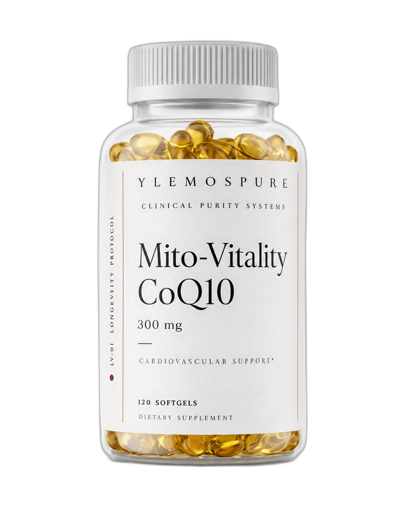 Mito-Vitality CoQ10 — Ubiquinol Heart & Energy | YlemosPure — LV-01