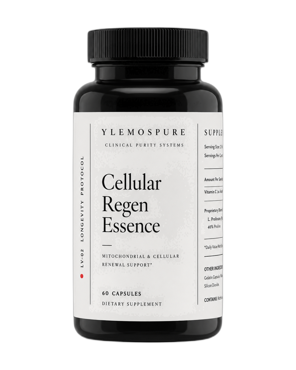 Cellular Regen Essence — NAD+ & Liposomal Glutathione | YlemosPure — LV-02