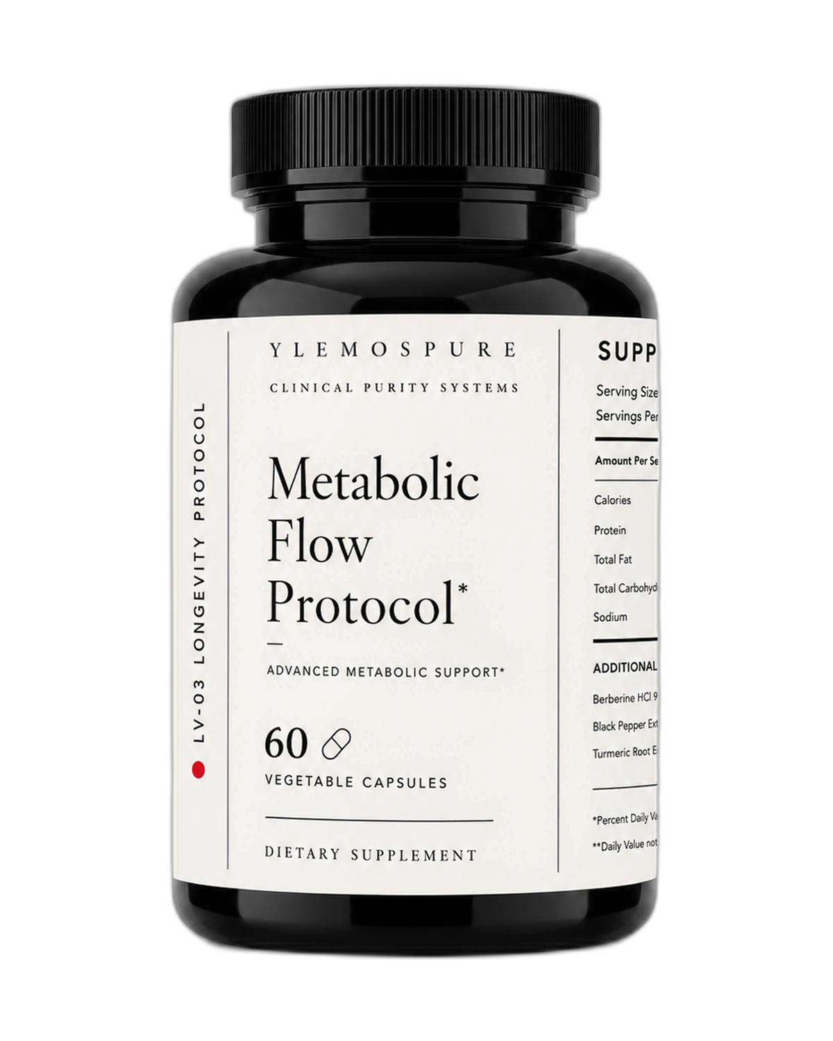 Metabolic Flow Protocol — Berberine HCl | YlemosPure — LV-03