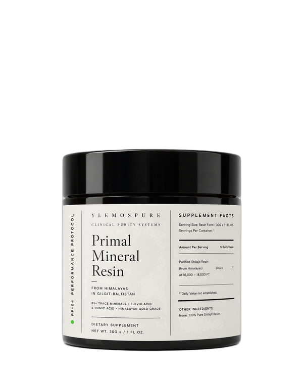 Primal Mineral Resin — Shilajit 84+ Trace Minerals | YlemosPure — PP-04