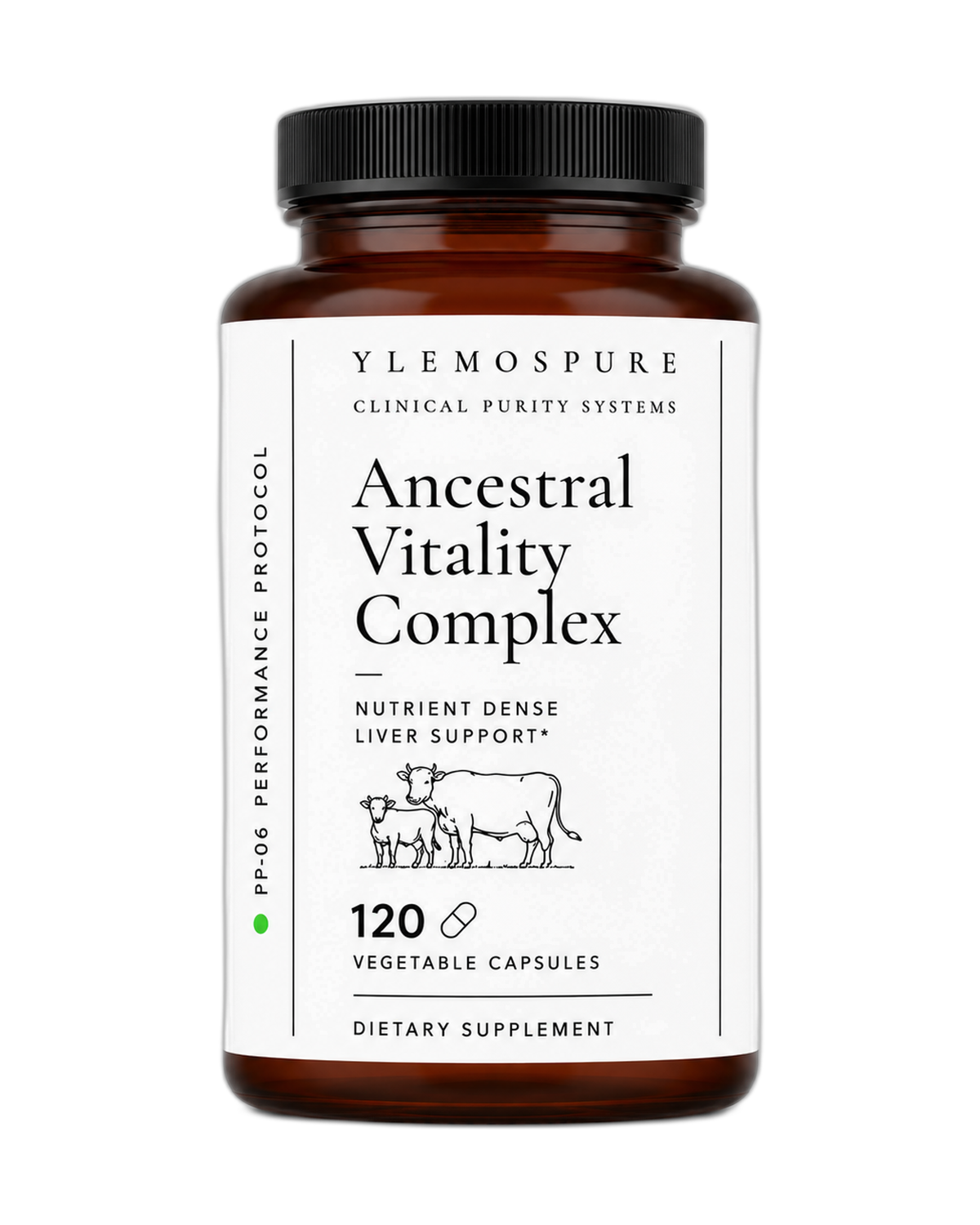 Ancestral Vitality Complex — Grass-Fed Liver & Shilajit | YlemosPure — PP-06